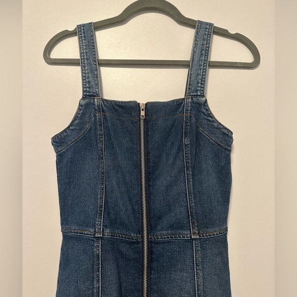Reformation denim dress with adjustable zipper. Never worn, brand new! - Picture 3 of 5
